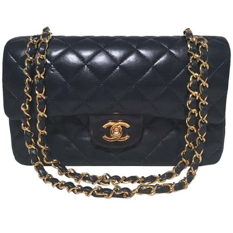 chanel navy bag|vintage navy blue chanel bag.